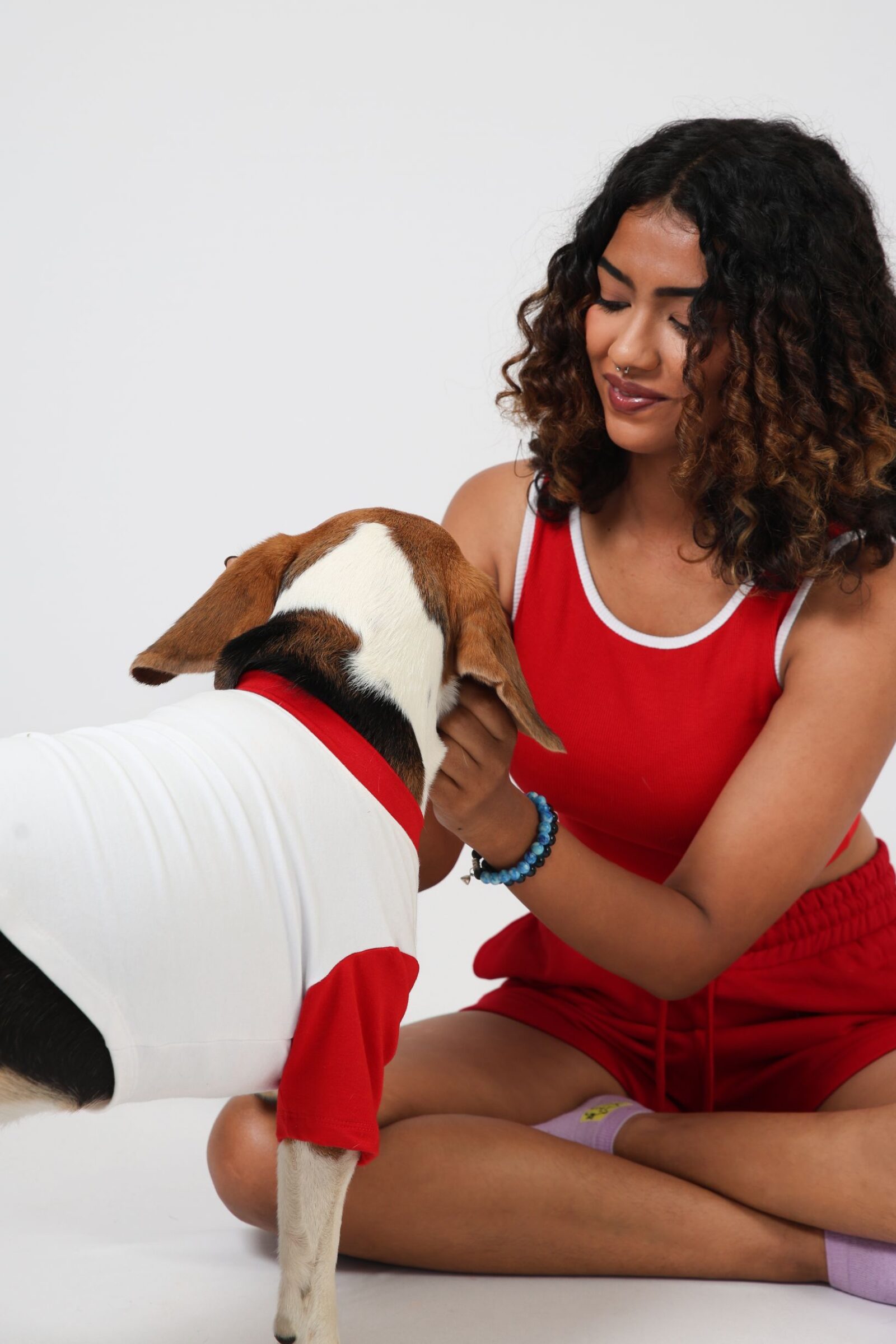 2 RED SPORTS TANK + RED SHORTS 2 RED SPORTS TANK + RED SHORTS