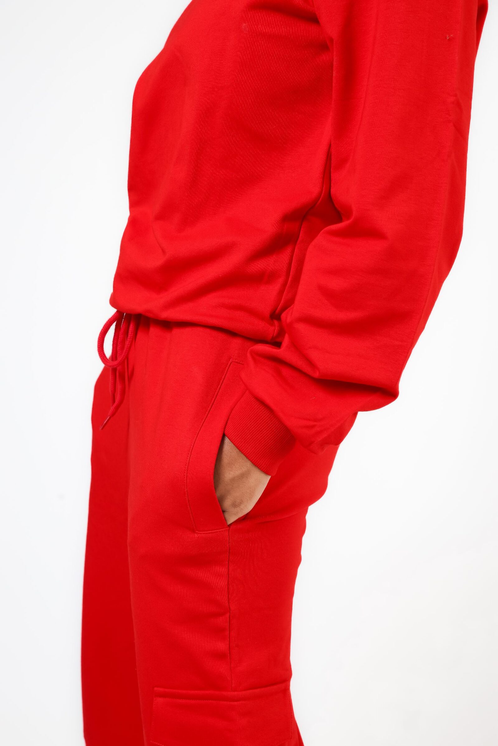 4 RED JOGGERS