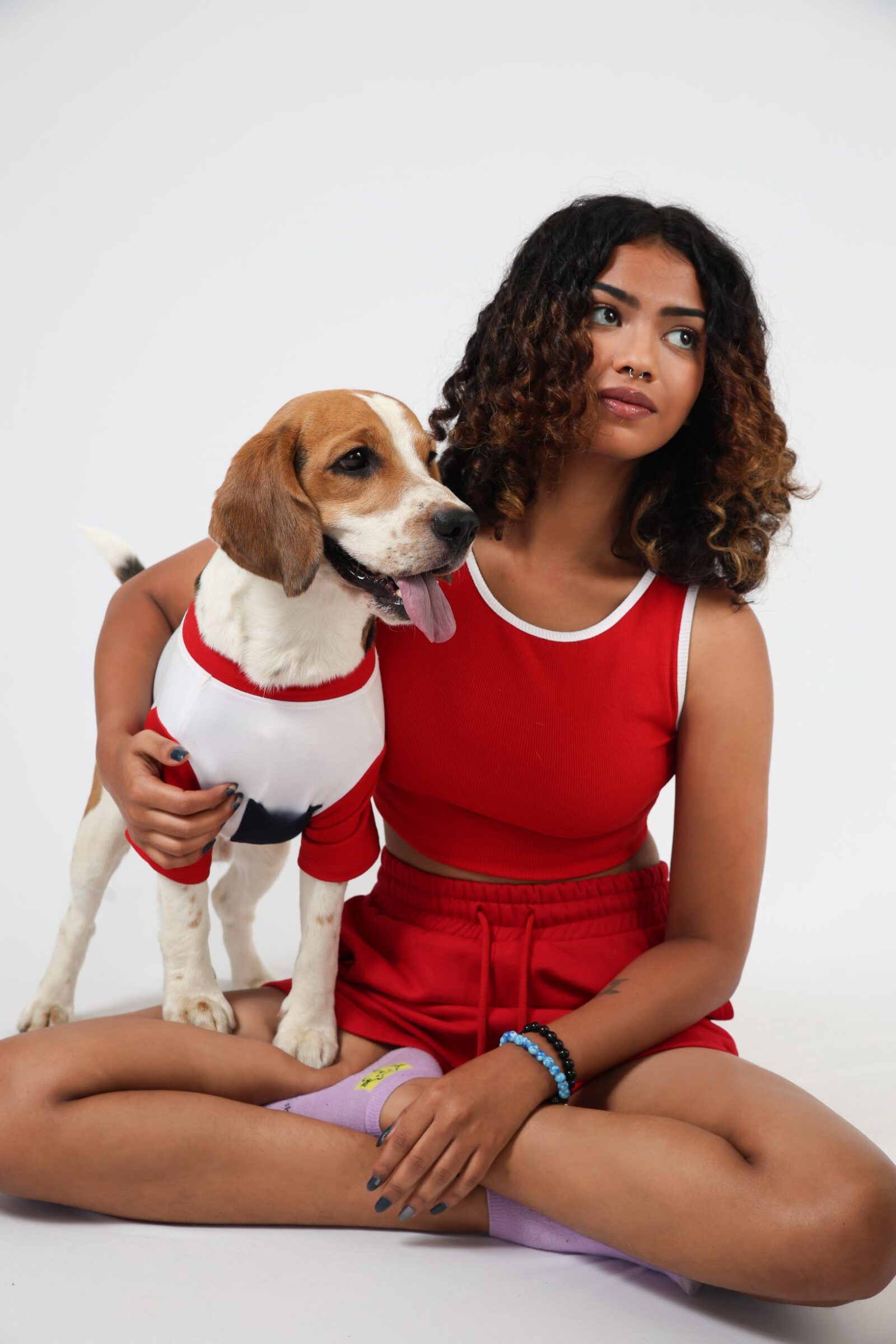 4 RED SPORTS TANK + RED SHORTS 4 RED SPORTS TANK + RED SHORTS