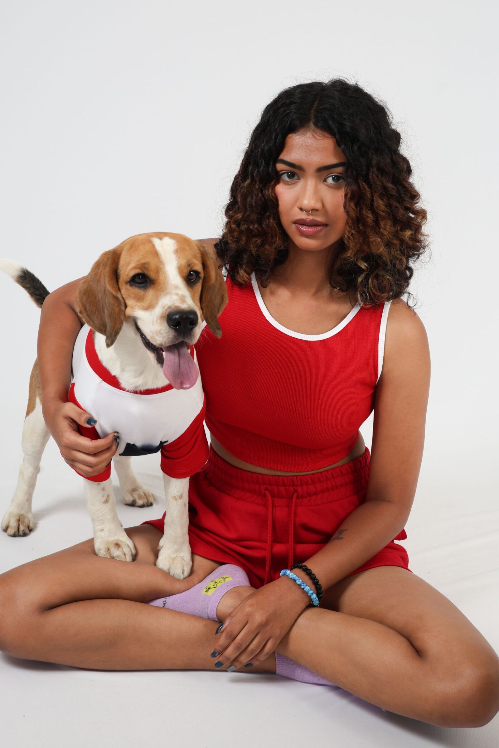 5 RED SPORTS TANK + RED SHORTS 5 RED SPORTS TANK + RED SHORTS