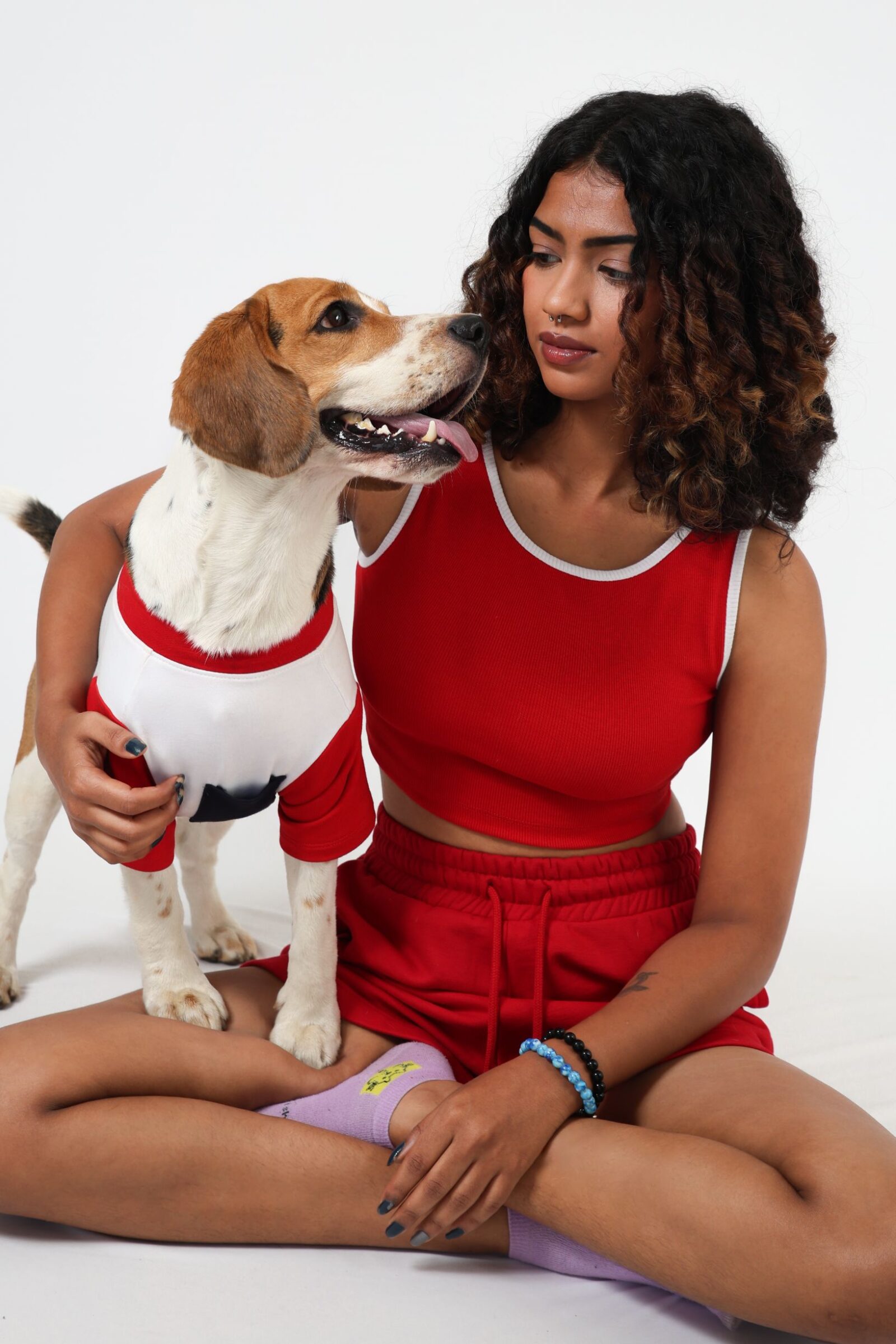 6 RED SPORTS TANK + RED SHORTS